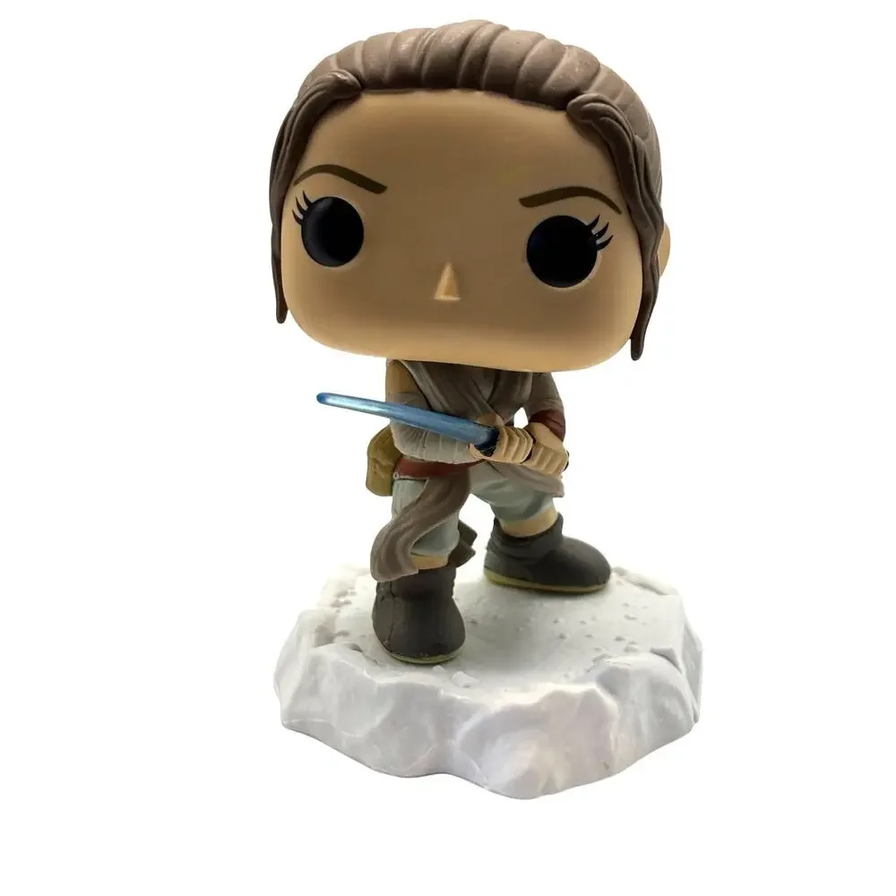 Funko Pop! Star Wars Bobble Head Lot, Phasma #65, Rey #104 Grogu #368, Loose